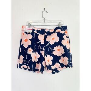 NWT Isaac Mizrahi Live! Scallop Hem Shorts size 12
